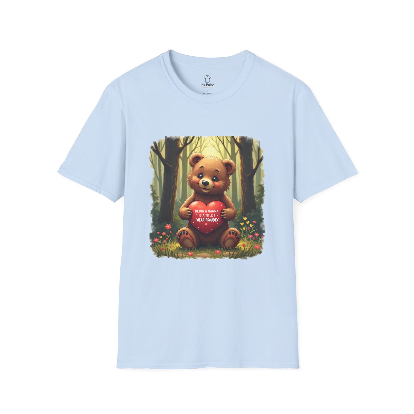 Ink Pulse Print - Cute Nanna Bear Shirt. (Produced in Australia)