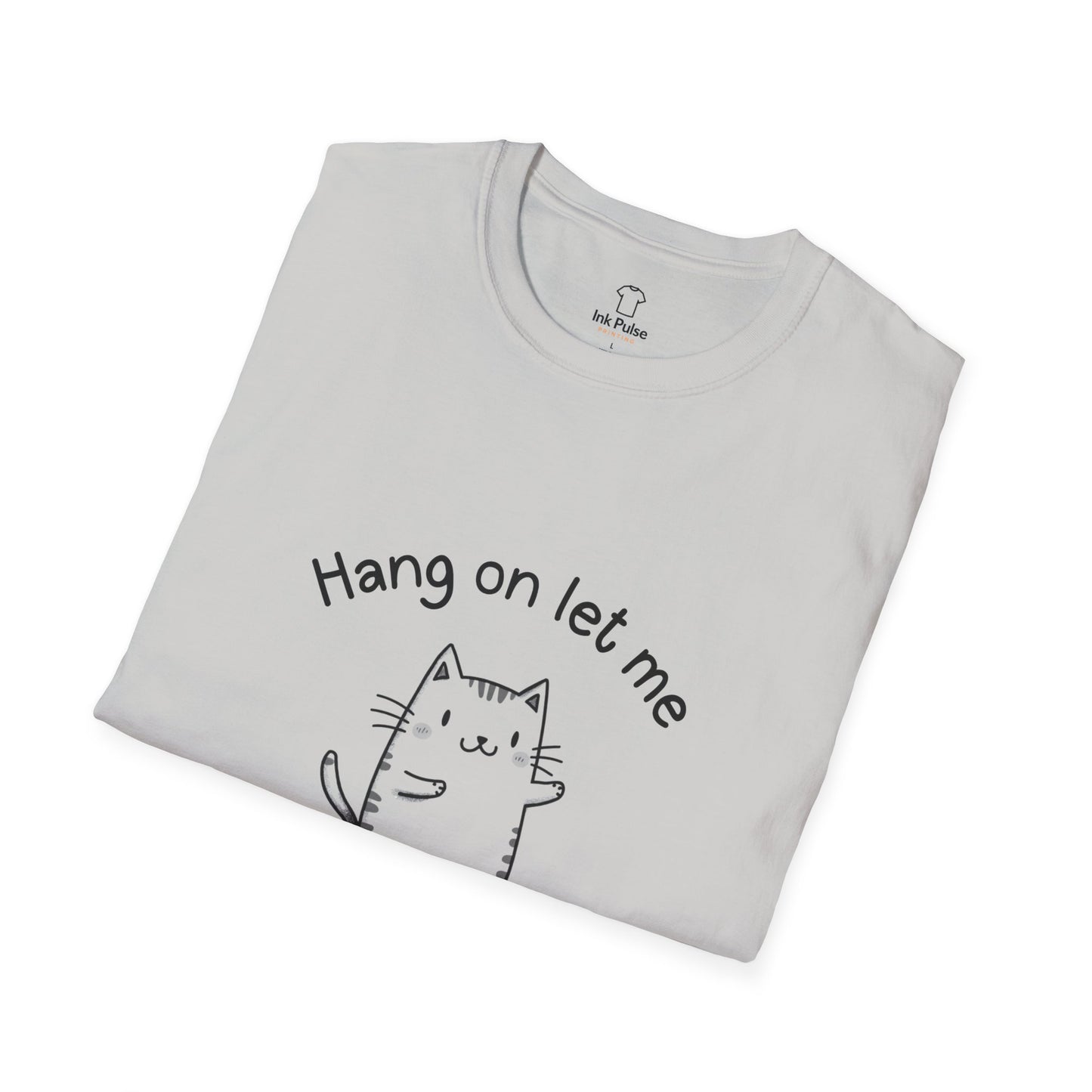 Ink Pulse Print - Overthink This Unisex Softstyle T-Shirt, Funny Graphic Tee.