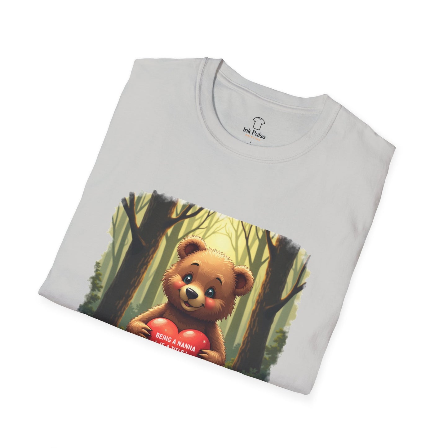 Ink Pulse Print - Cute Nanna Bear Shirt. (Produced in Australia)