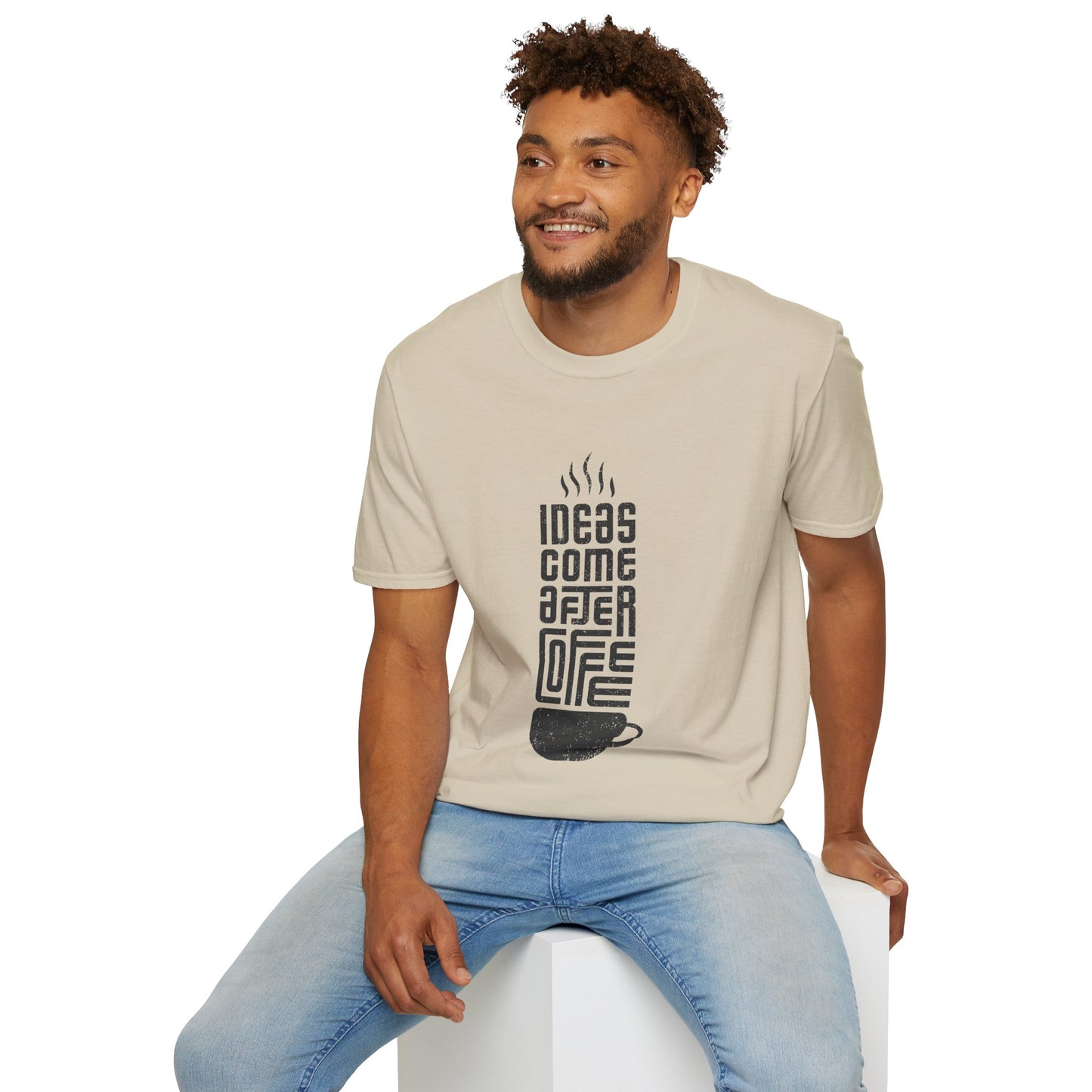 Ink Pulse Print - Coffee Inspiration T-Shirt, Funny Coffee Lover Shirt. (Produced in Australia)