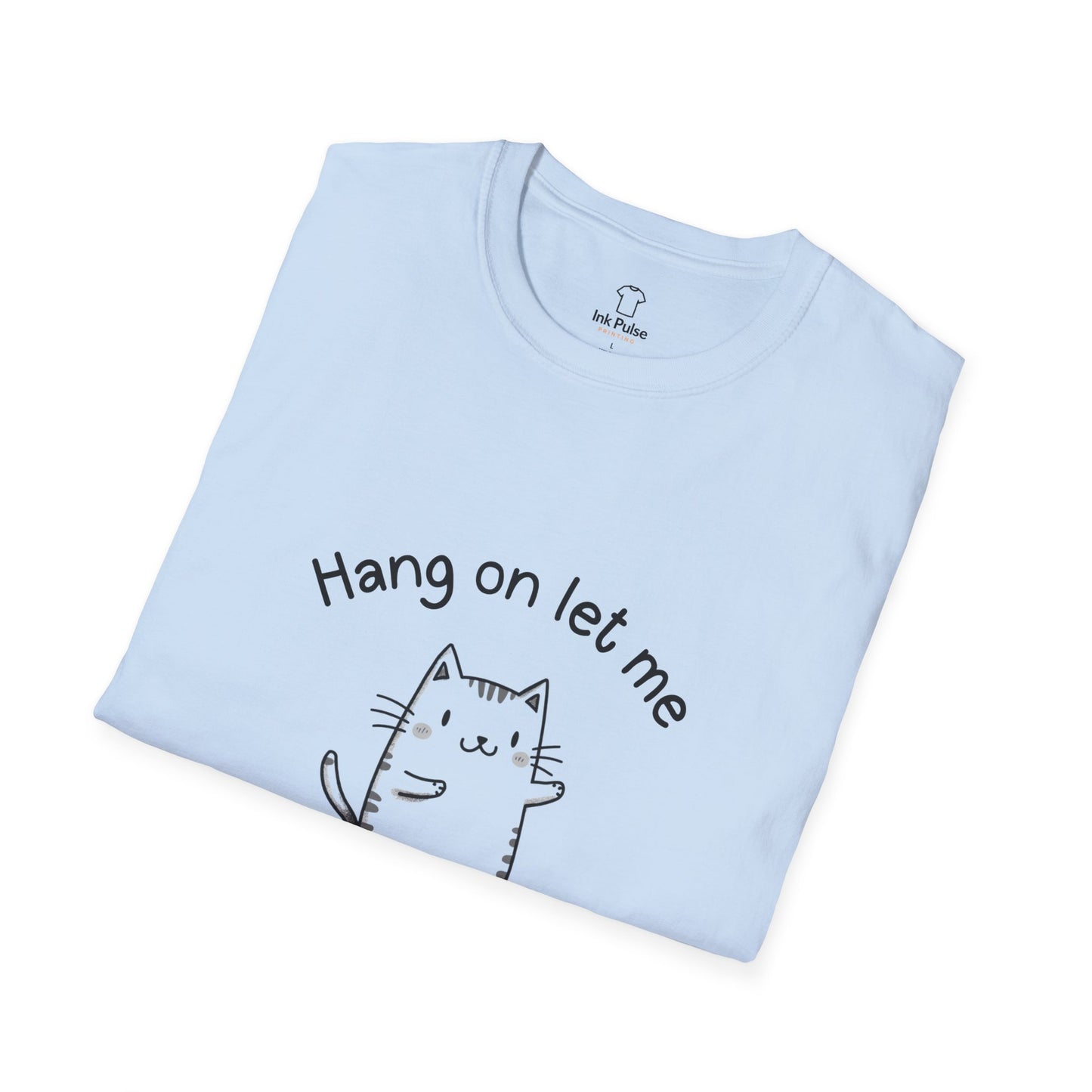 Ink Pulse Print - Overthink This Unisex Softstyle T-Shirt, Funny Graphic Tee.