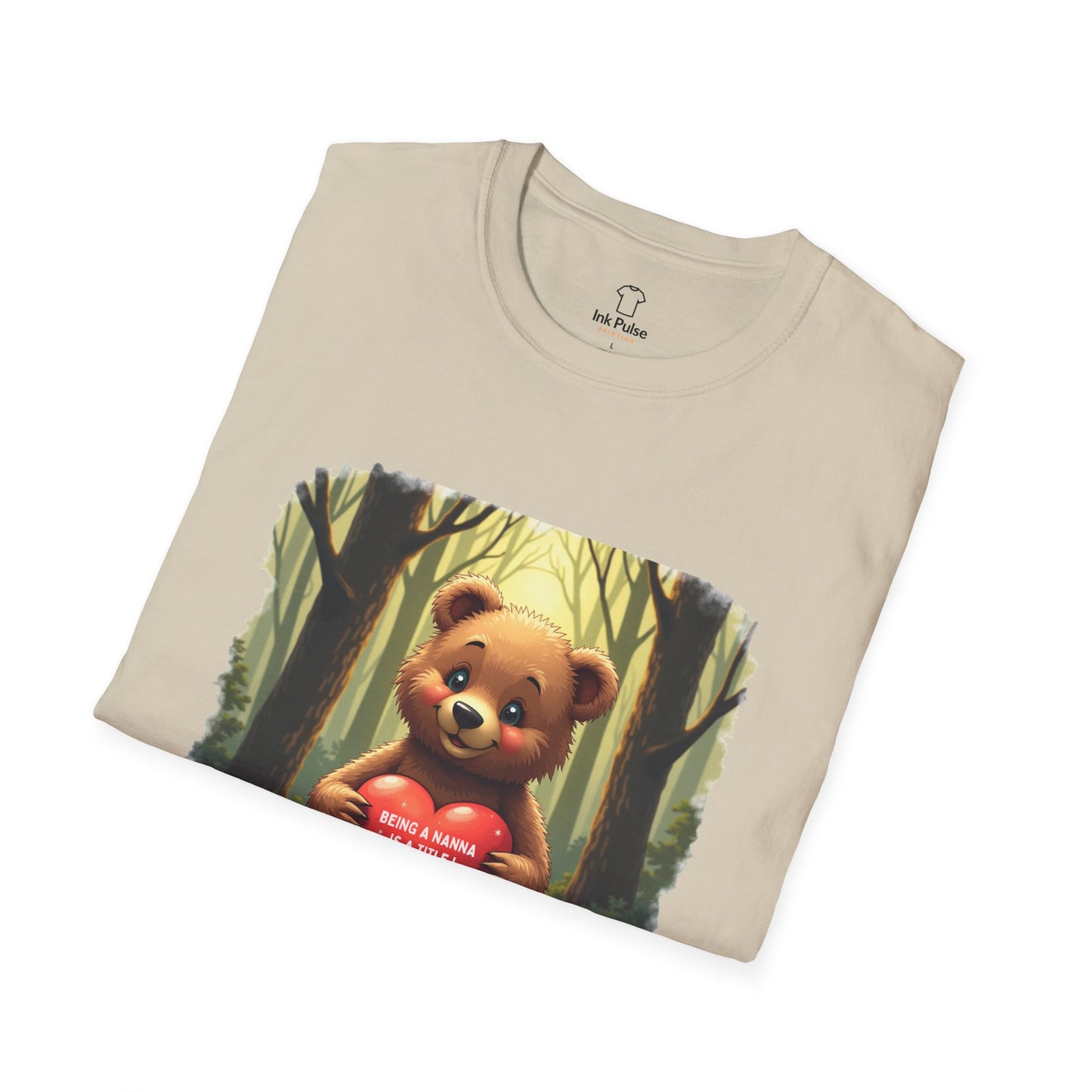 Ink Pulse Print - Cute Nanna Bear Shirt. (Produced in Australia)
