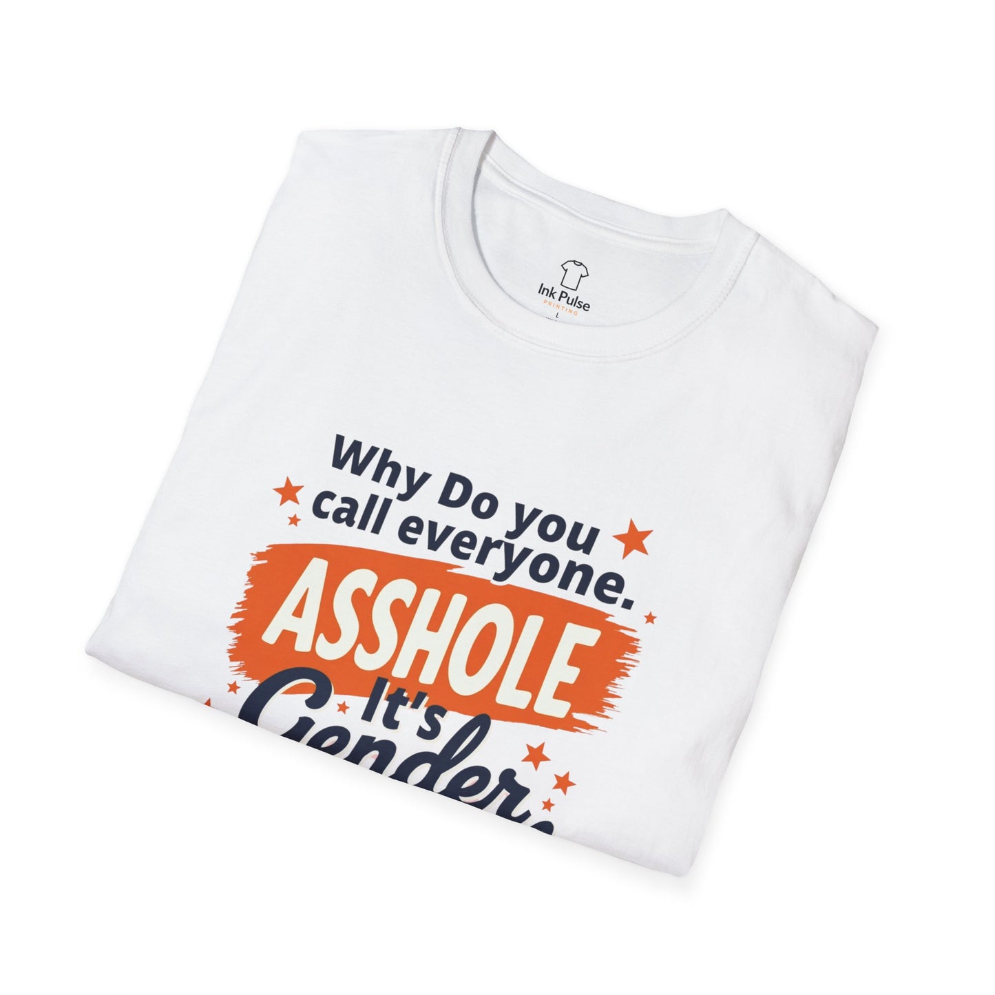 Ink Pulse Print - Gender Neutral Humor Tee. (Produced in Australia)