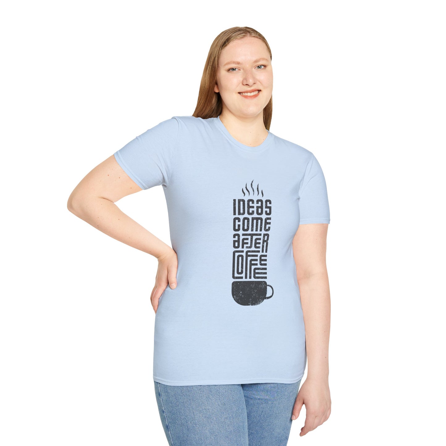 Ink Pulse Print - Coffee Inspiration T-Shirt, Funny Coffee Lover Shirt. (Produced in Australia)