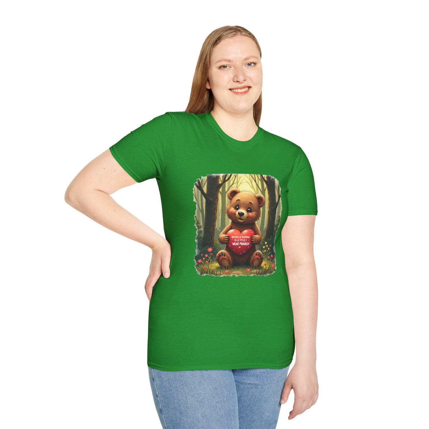 Ink Pulse Print - Cute Nanna Bear Shirt. (Produced in Australia)