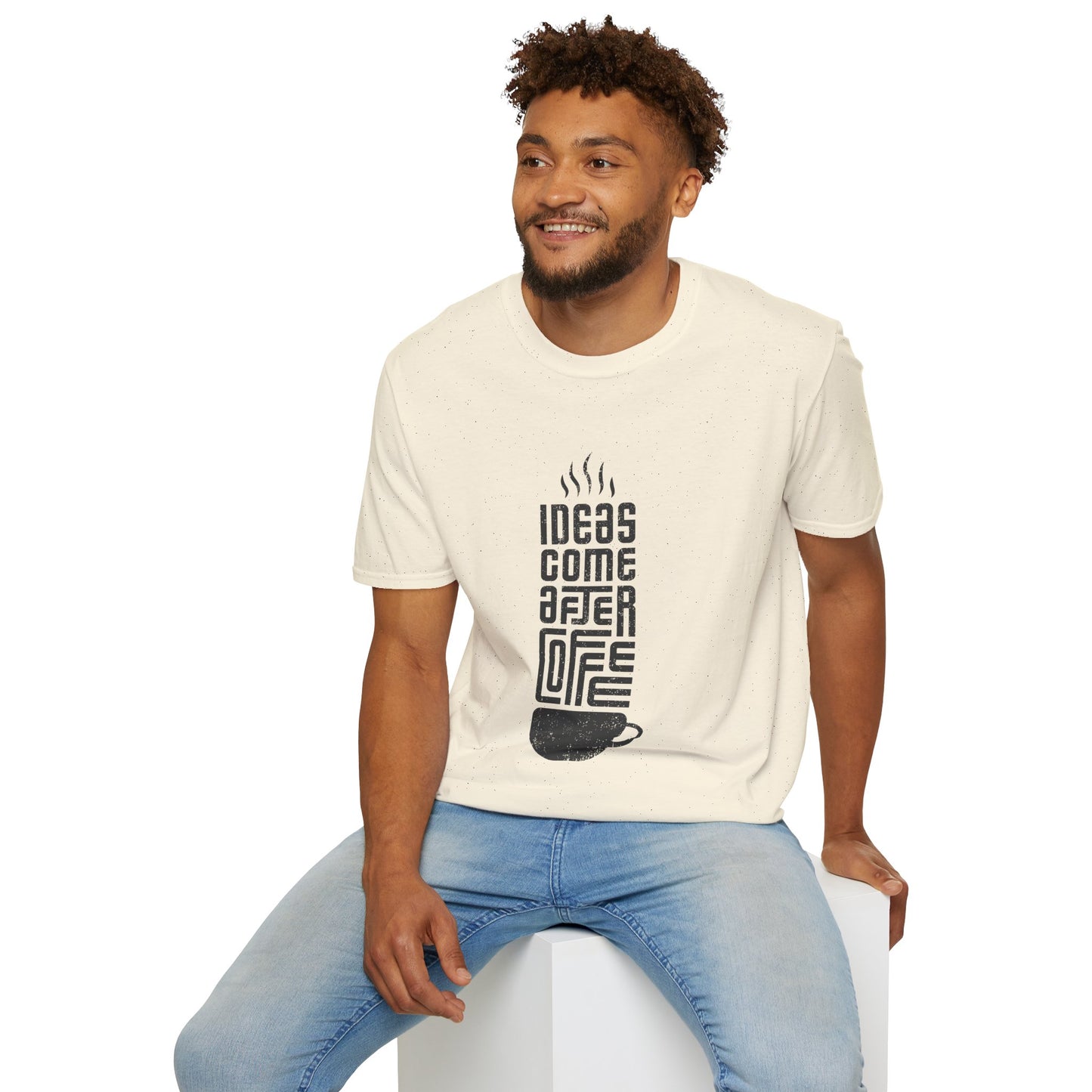 Ink Pulse Print - Coffee Inspiration T-Shirt, Funny Coffee Lover Shirt. (Produced in Australia)