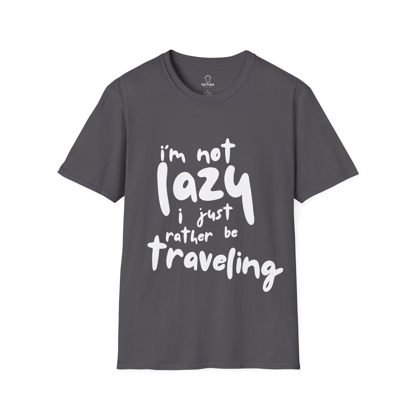 Ink Pulse Print - Travel-Themed Unisex T-Shirt, Perfect for Adventurers, Travel Lovers Gift. (Produced in Australia)