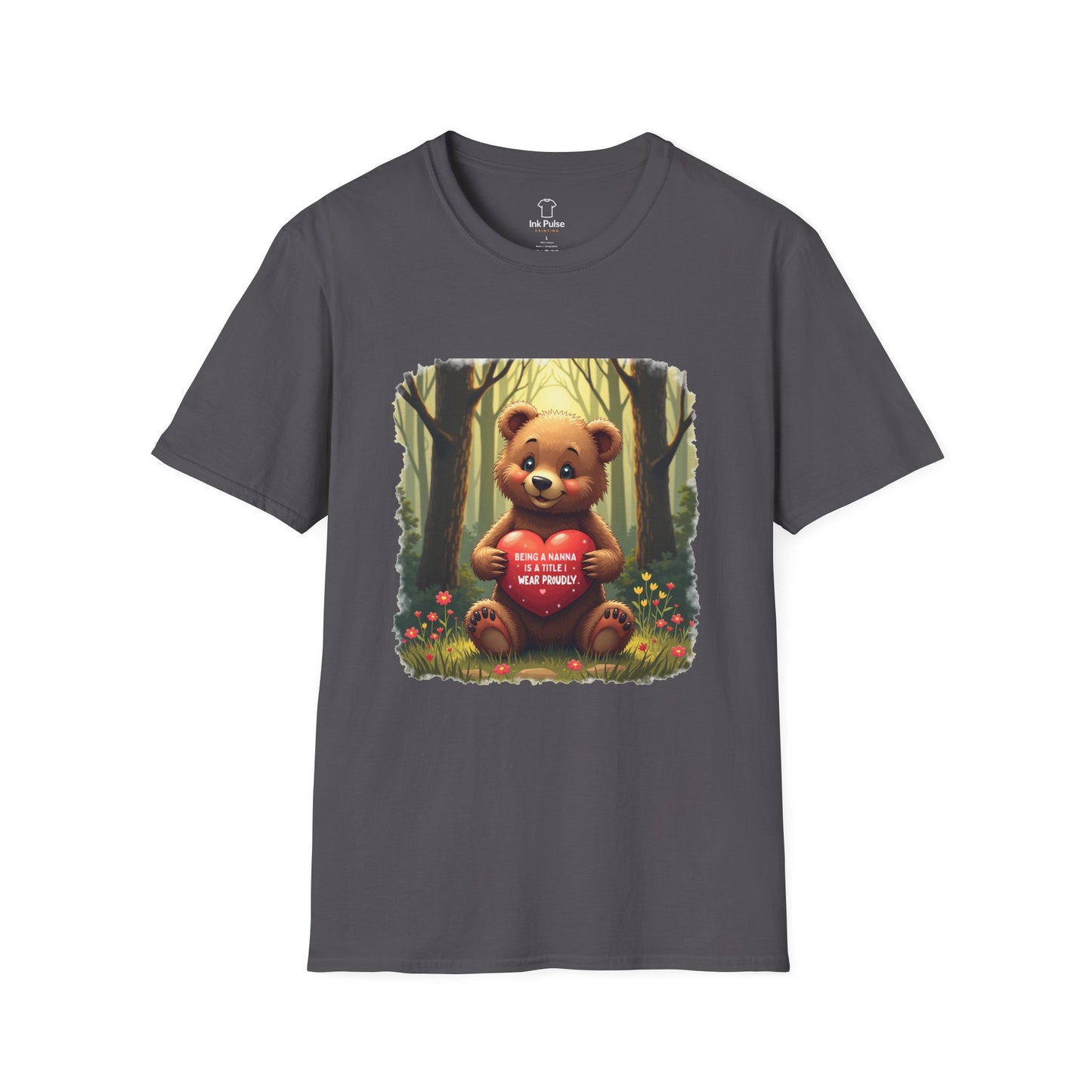 Ink Pulse Print - Cute Nanna Bear Shirt. (Produced in Australia)