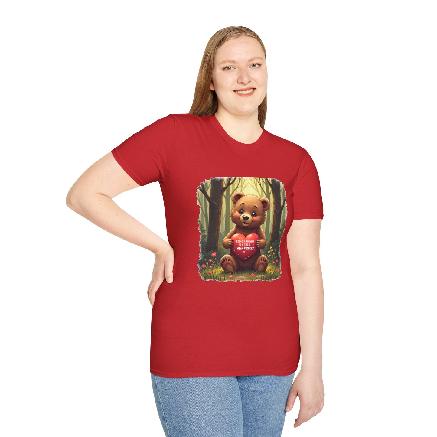 Ink Pulse Print - Cute Nanna Bear Shirt. (Produced in Australia)