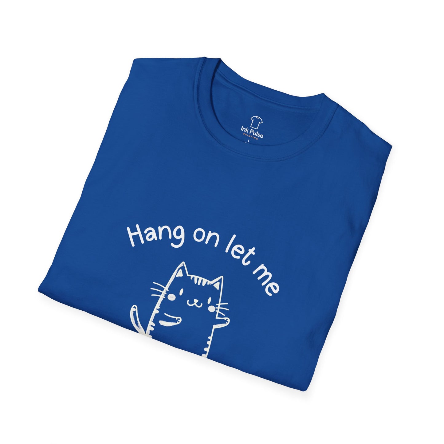 Ink Pulse Print - Overthink This Unisex Softstyle T-Shirt, Funny Graphic Tee.