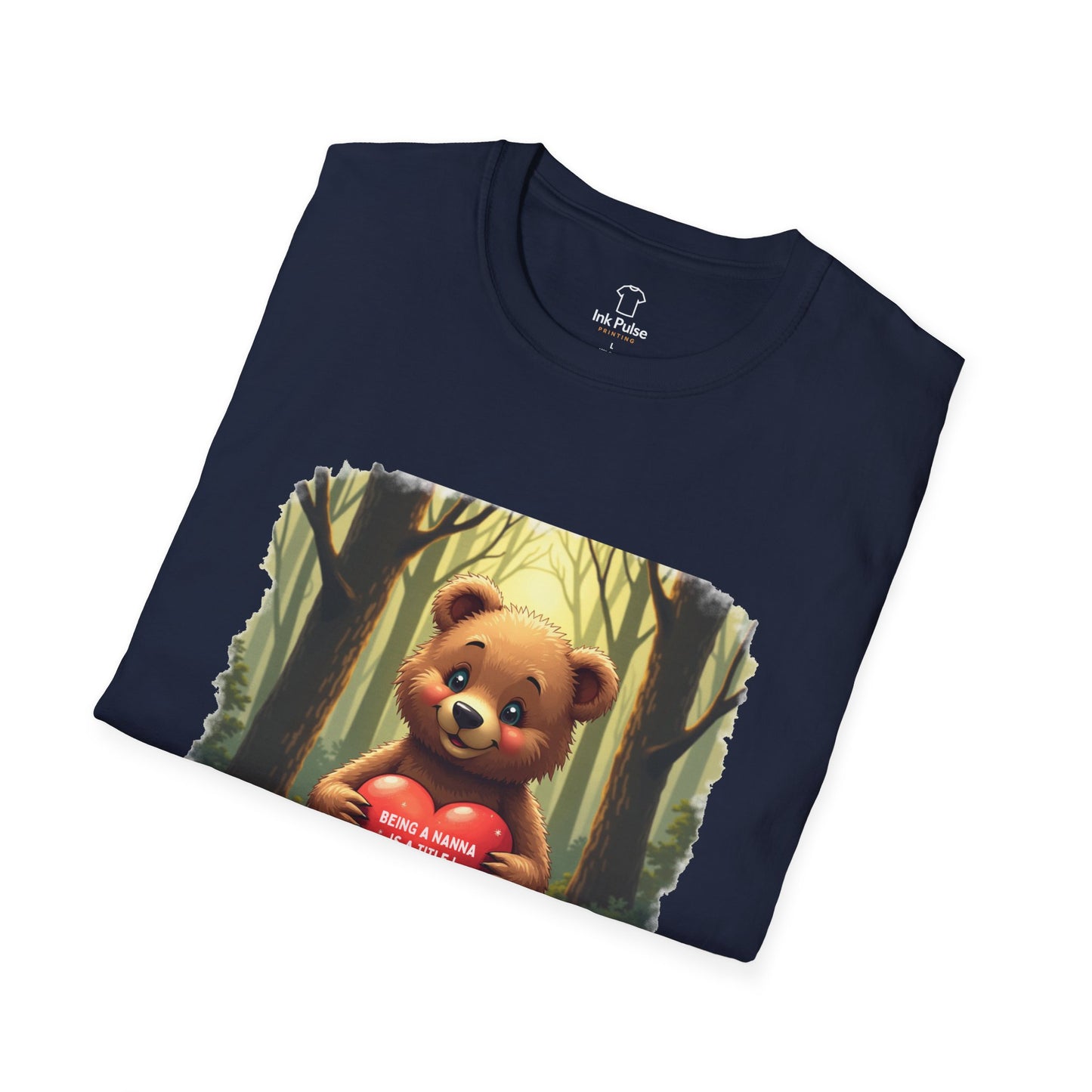 Ink Pulse Print - Cute Nanna Bear Shirt. (Produced in Australia)