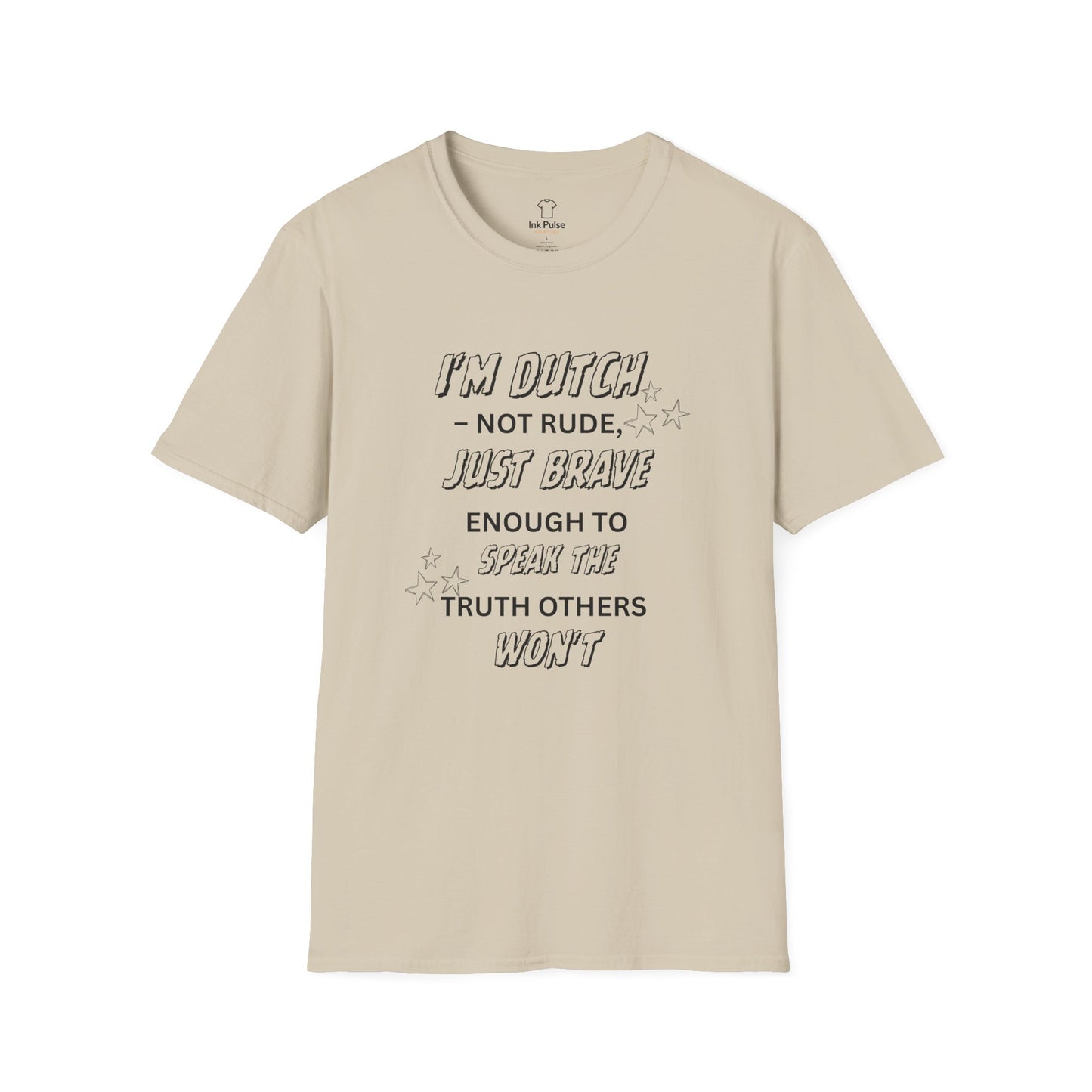 Ink Pulse Print - Dutch T-Shirt (Produced in Australia)