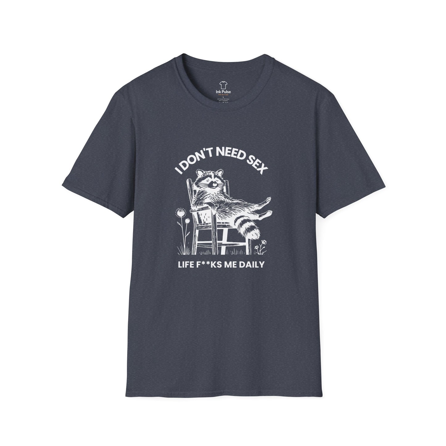 Ink Pulse Print - Funny Graphic T-Shirt, Unisex Humor Tee. (Produced in Australia)