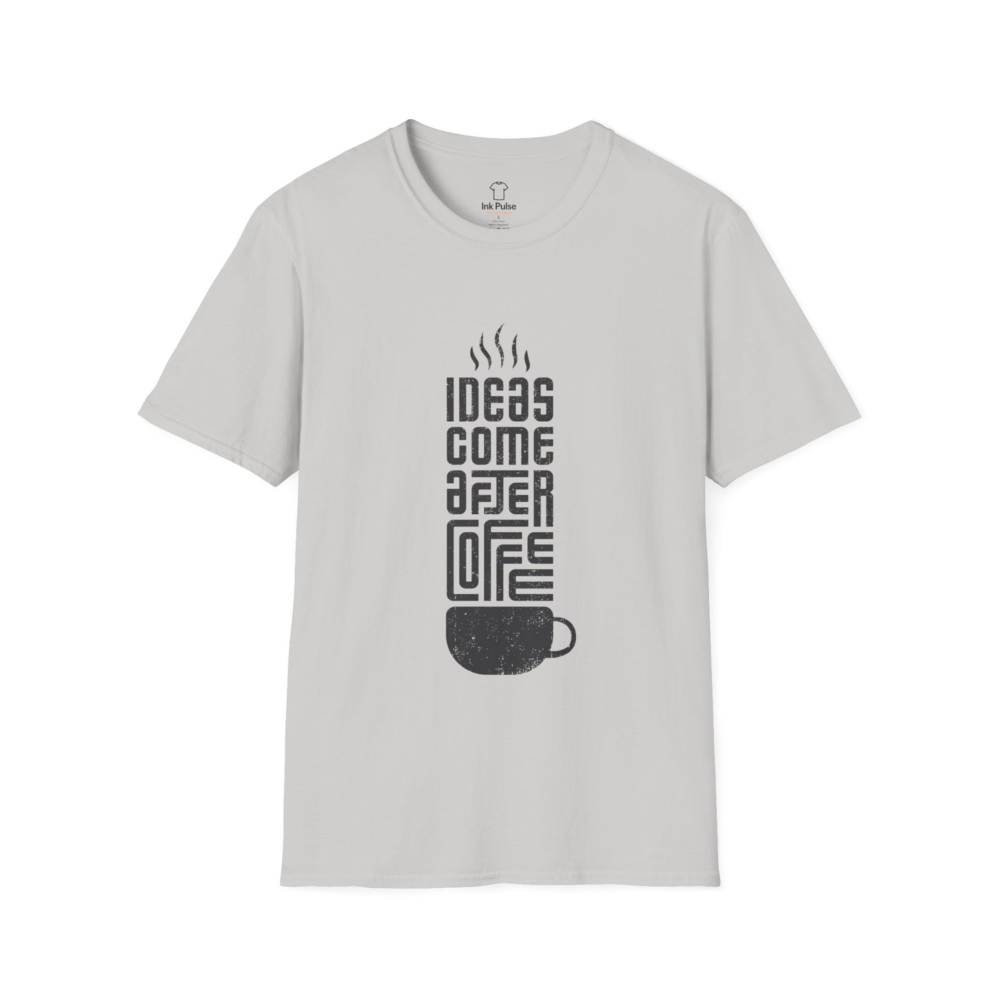 Ink Pulse Print - Coffee Inspiration T-Shirt, Funny Coffee Lover Shirt. (Produced in Australia)