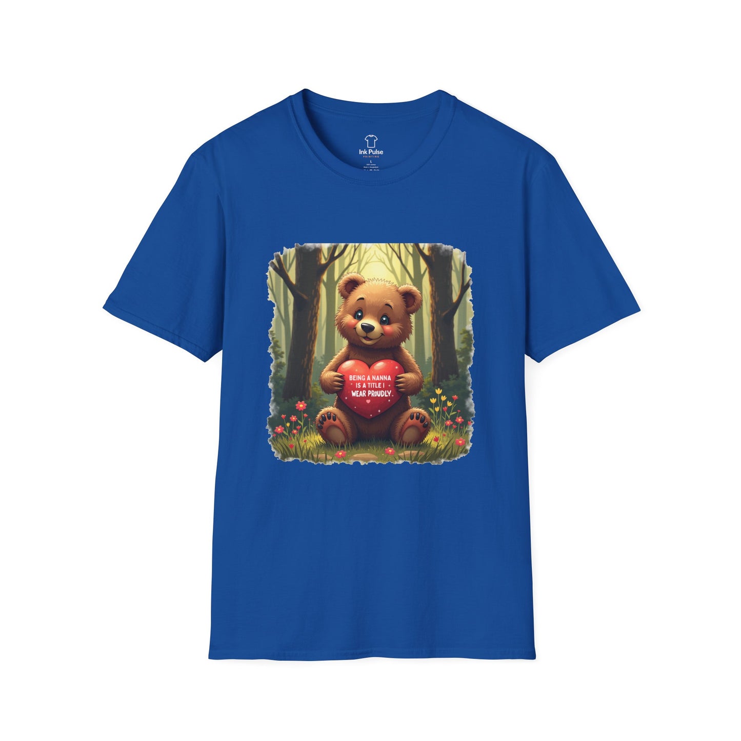 Ink Pulse Print - Cute Nanna Bear Shirt. (Produced in Australia)
