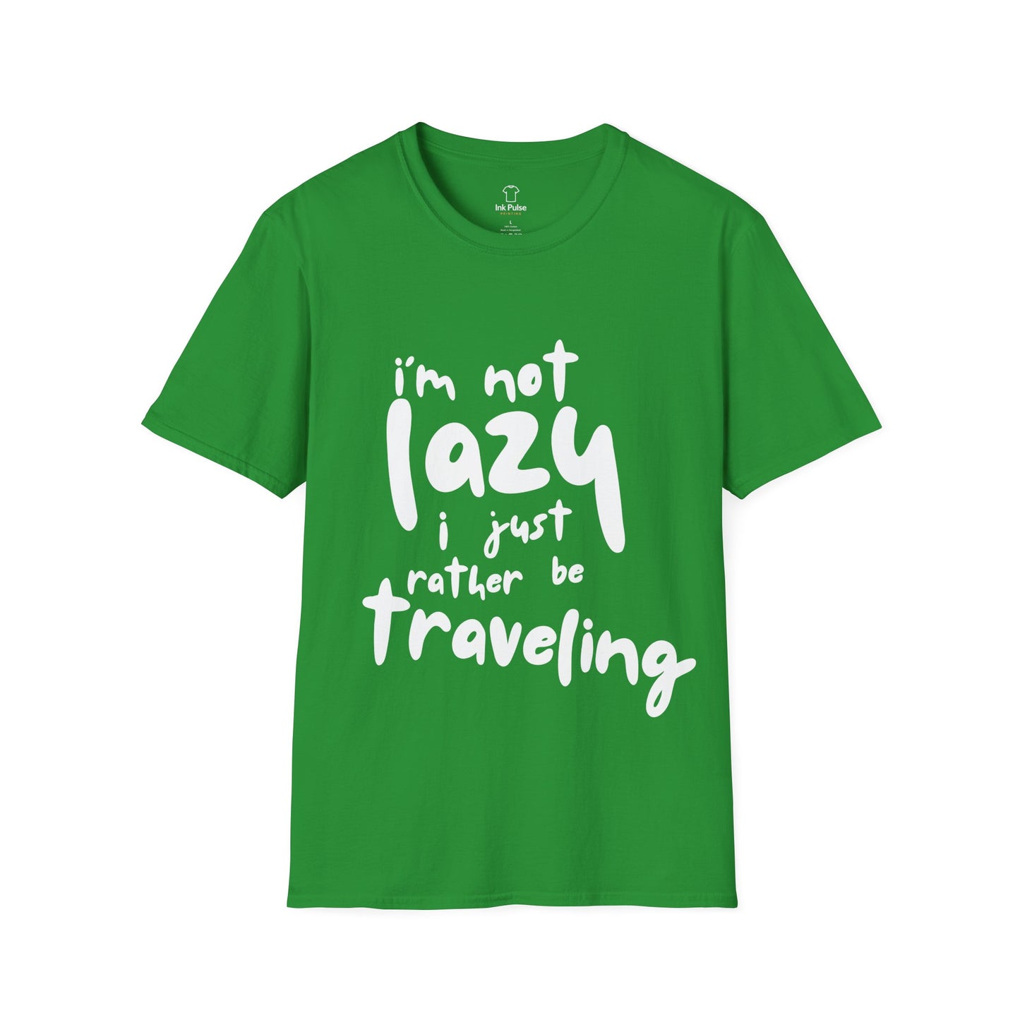 Ink Pulse Print - Travel-Themed Unisex T-Shirt, Perfect for Adventurers, Travel Lovers Gift. (Produced in Australia)