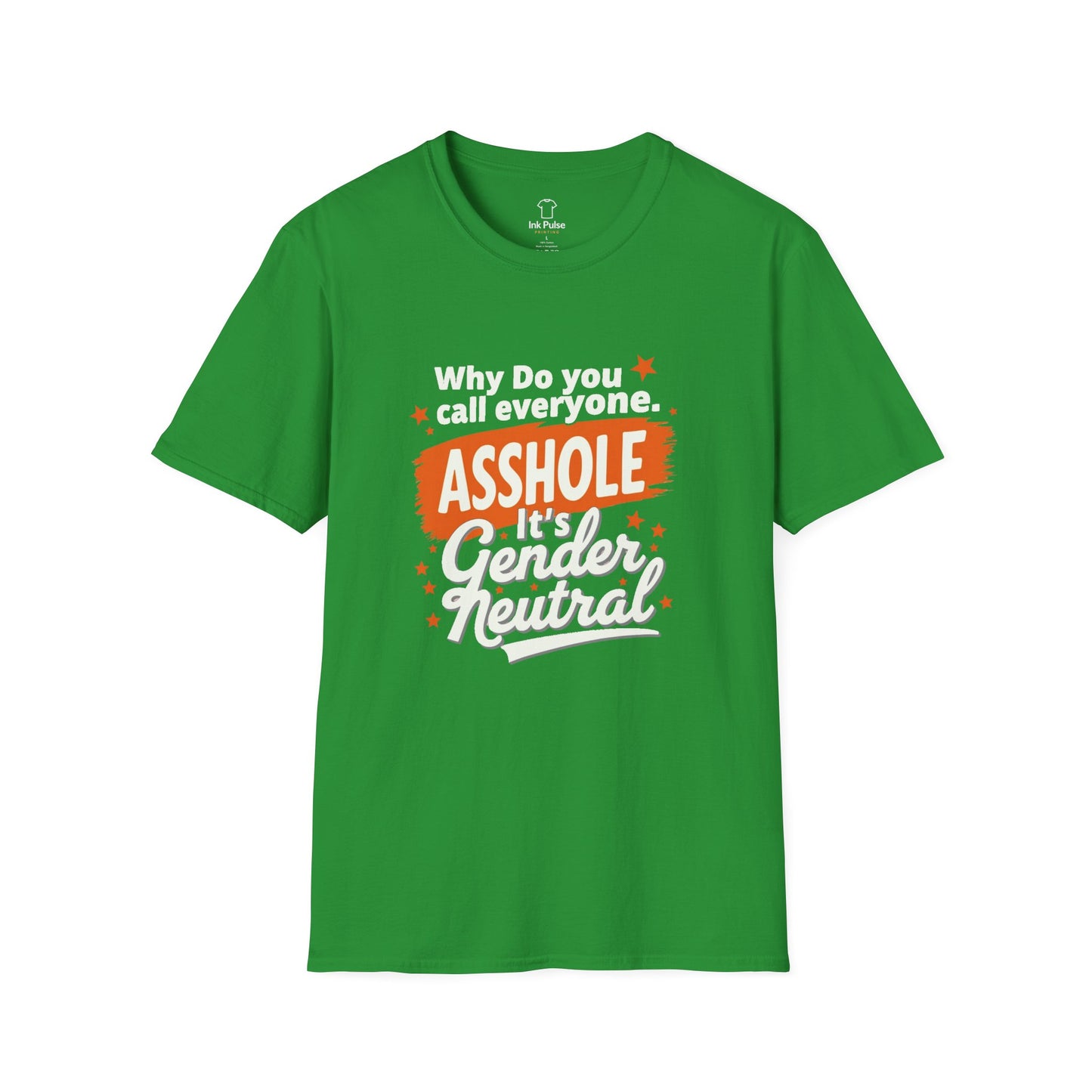 Ink Pulse Print - Gender Neutral Humor Tee. (Produced in Australia)