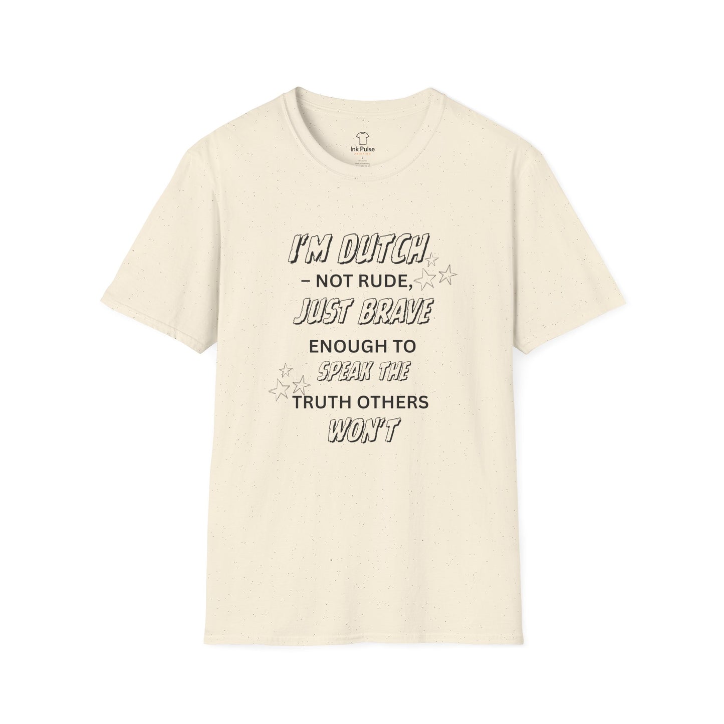 Ink Pulse Print - Dutch T-Shirt (Produced in Australia)