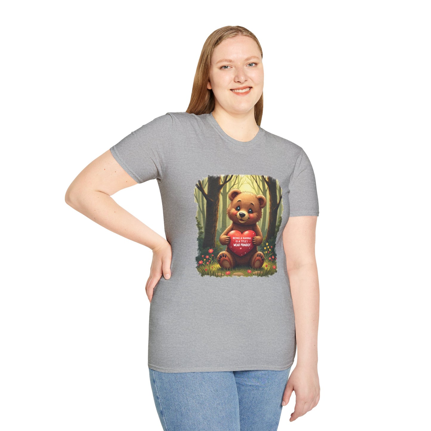 Ink Pulse Print - Cute Nanna Bear Shirt. (Produced in Australia)