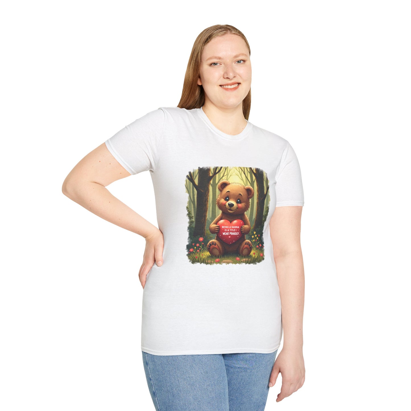 Ink Pulse Print - Cute Nanna Bear Shirt. (Produced in Australia)