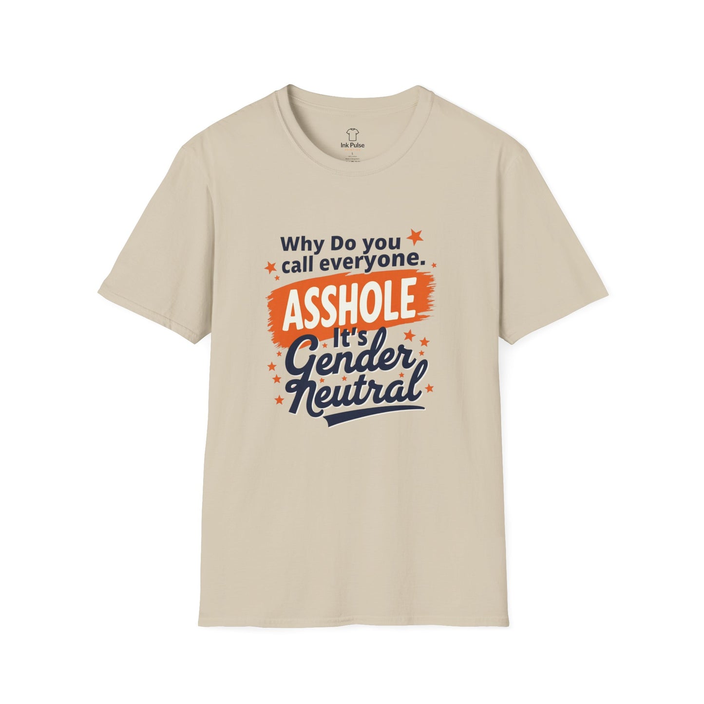 Ink Pulse Print - Gender Neutral Humor Tee. (Produced in Australia)