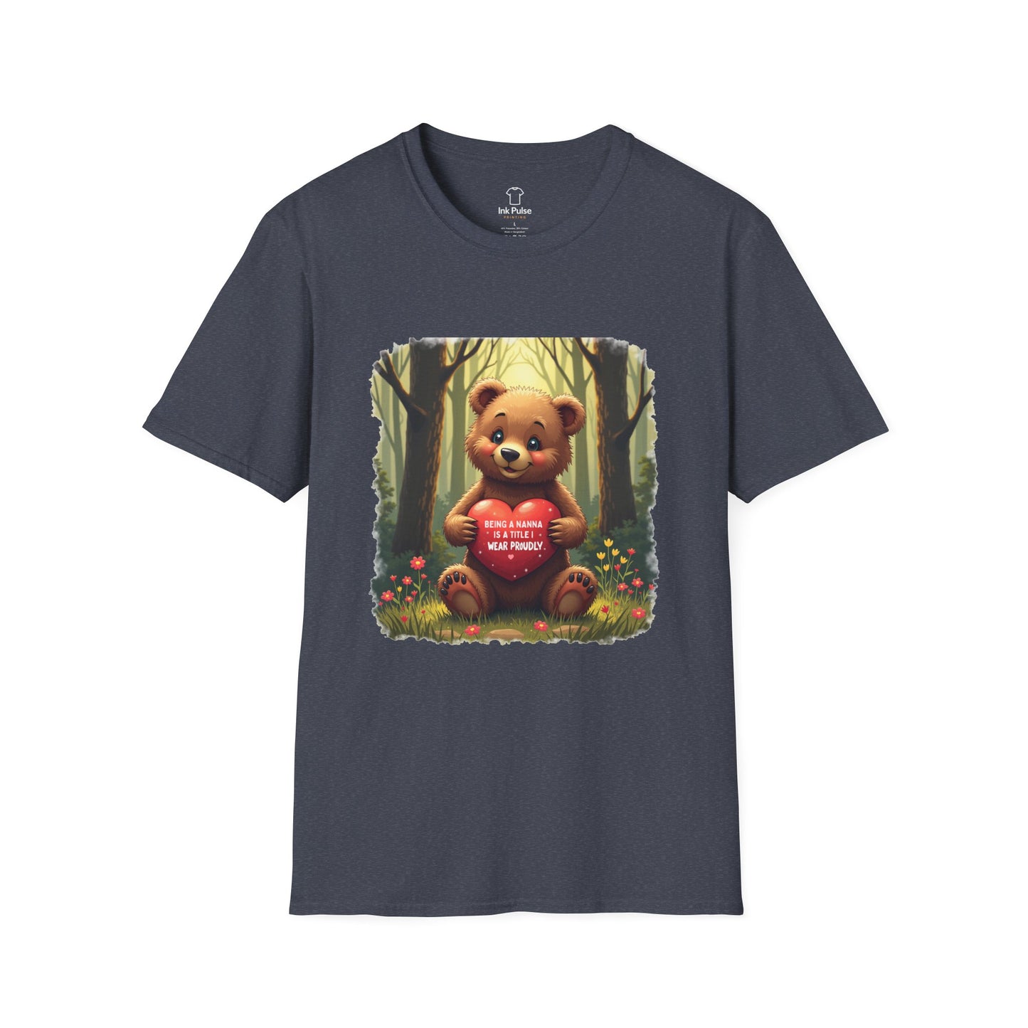 Ink Pulse Print - Cute Nanna Bear Shirt. (Produced in Australia)