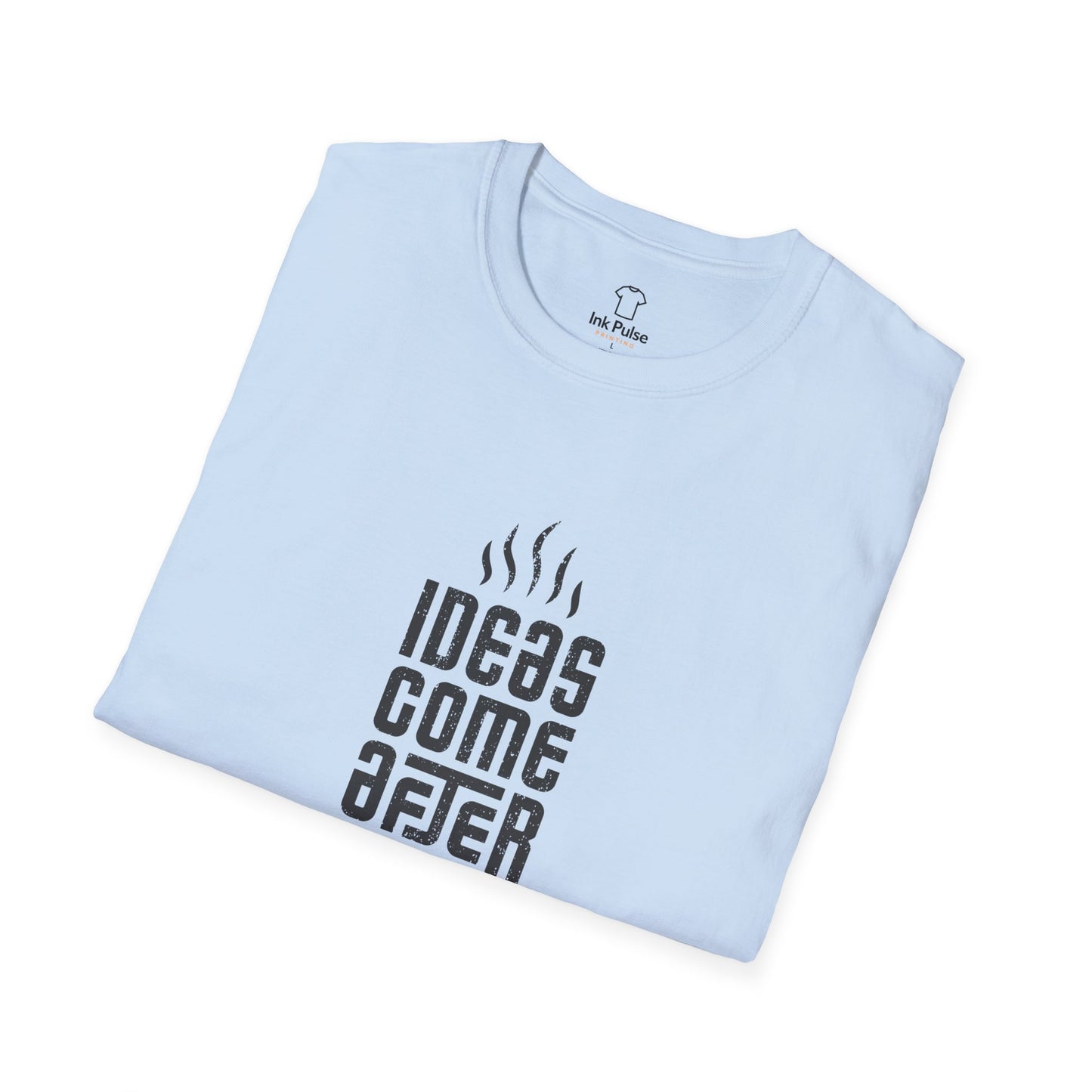 Ink Pulse Print - Coffee Inspiration T-Shirt, Funny Coffee Lover Shirt. (Produced in Australia)