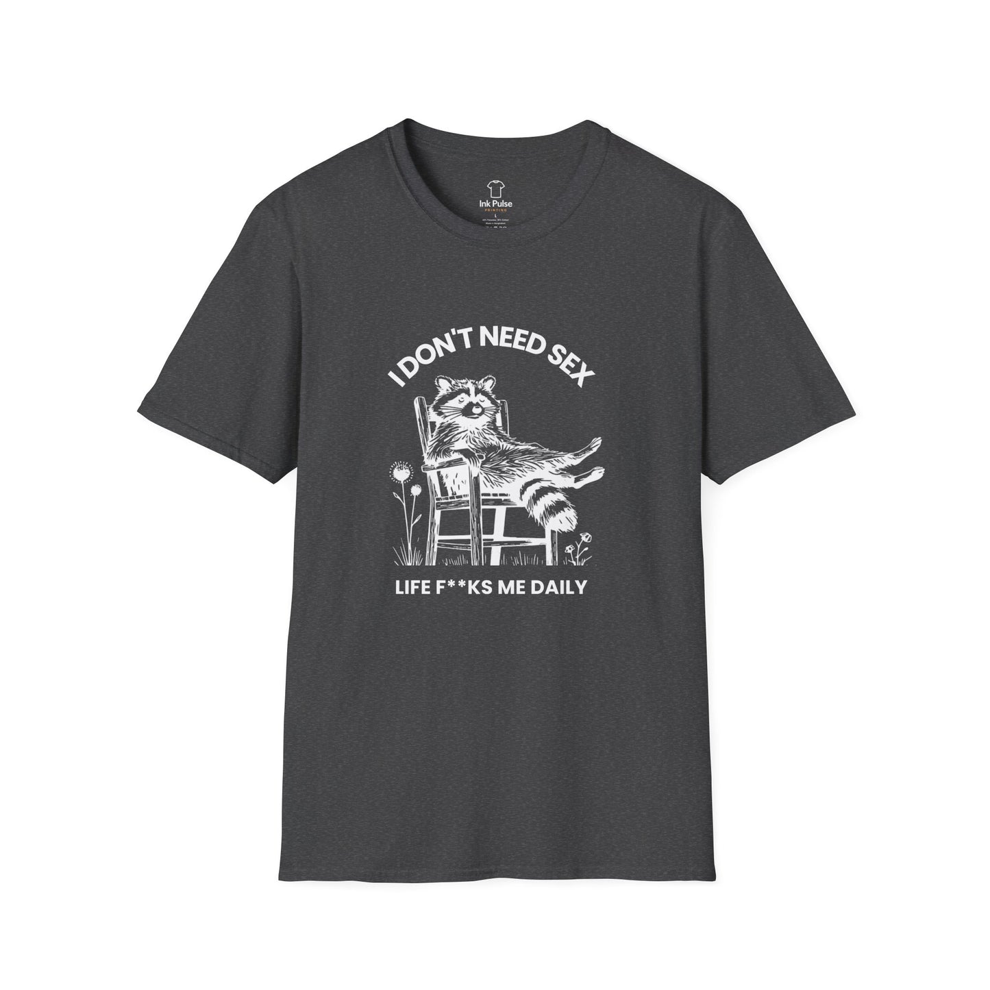 Ink Pulse Print - Funny Graphic T-Shirt, Unisex Humor Tee. (Produced in Australia)