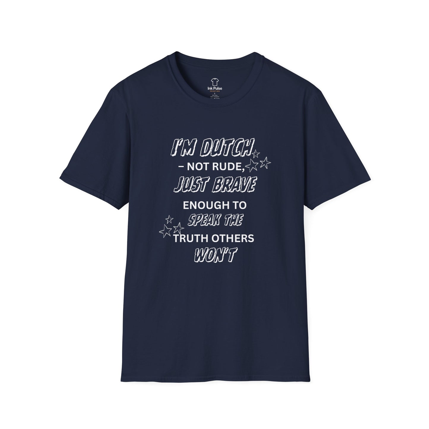 Ink Pulse Print - Dutch T-Shirt (Produced in Australia)