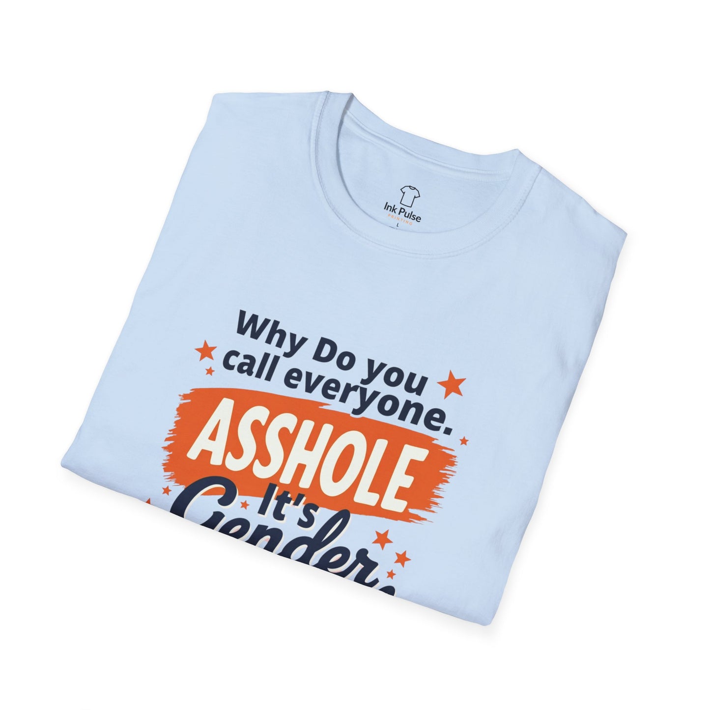 Ink Pulse Print - Gender Neutral Humor Tee. (Produced in Australia)