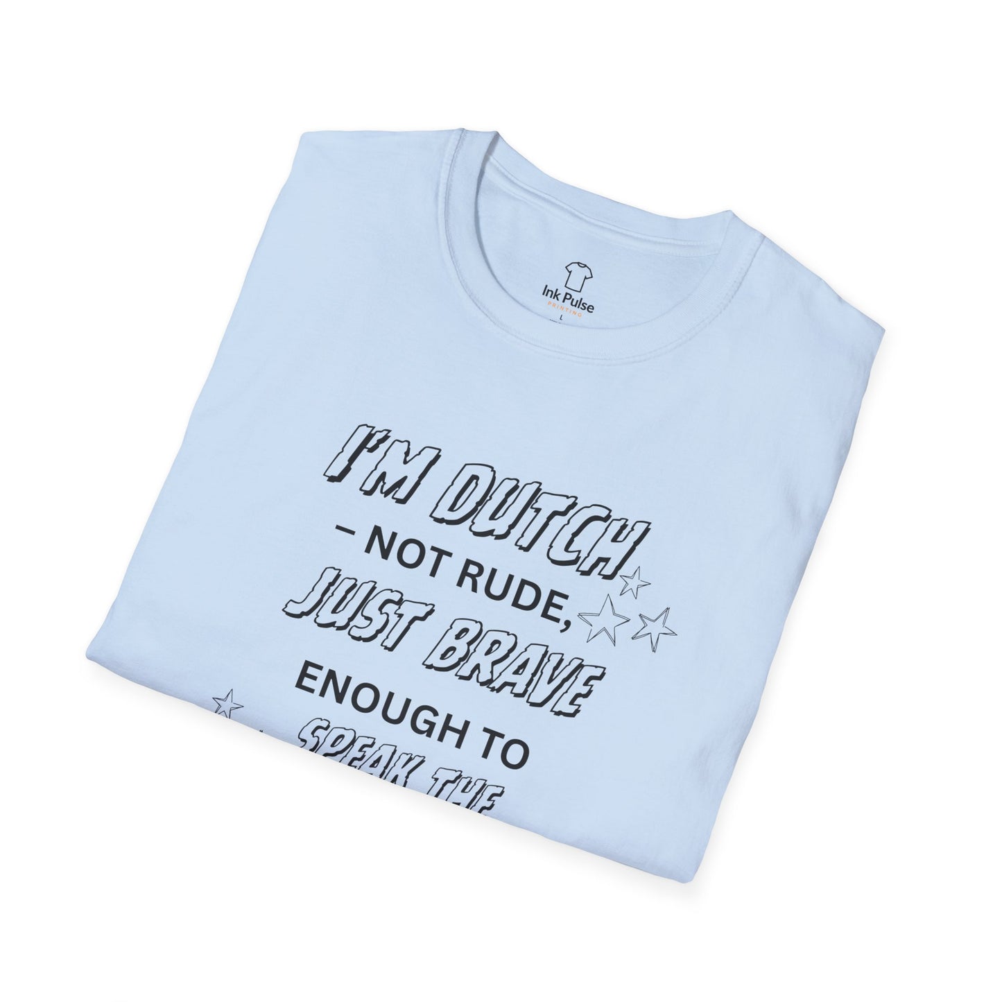 Ink Pulse Print - Dutch T-Shirt (Produced in Australia)