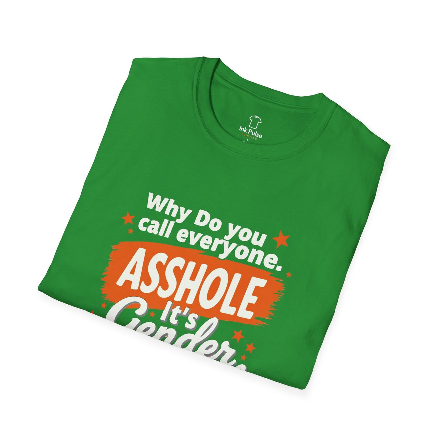 Ink Pulse Print - Gender Neutral Humor Tee. (Produced in Australia)