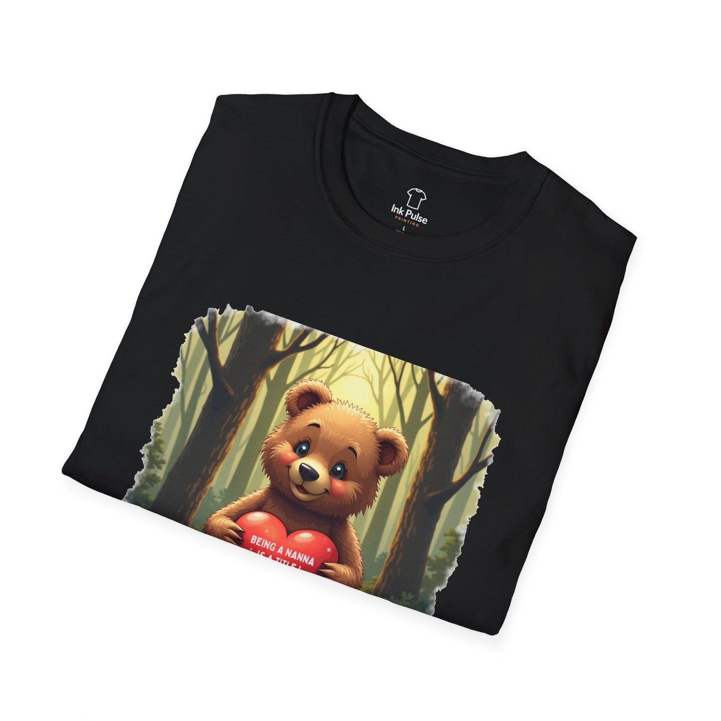 Ink Pulse Print - Cute Nanna Bear Shirt. (Produced in Australia)
