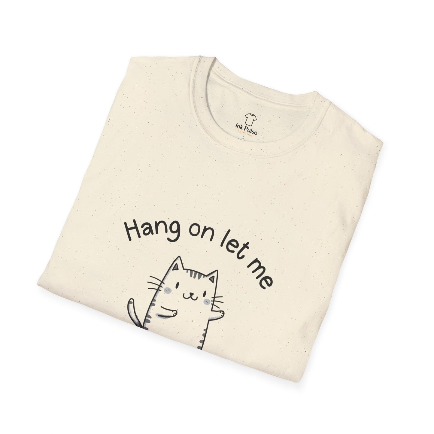 Ink Pulse Print - Overthink This Unisex Softstyle T-Shirt, Funny Graphic Tee.