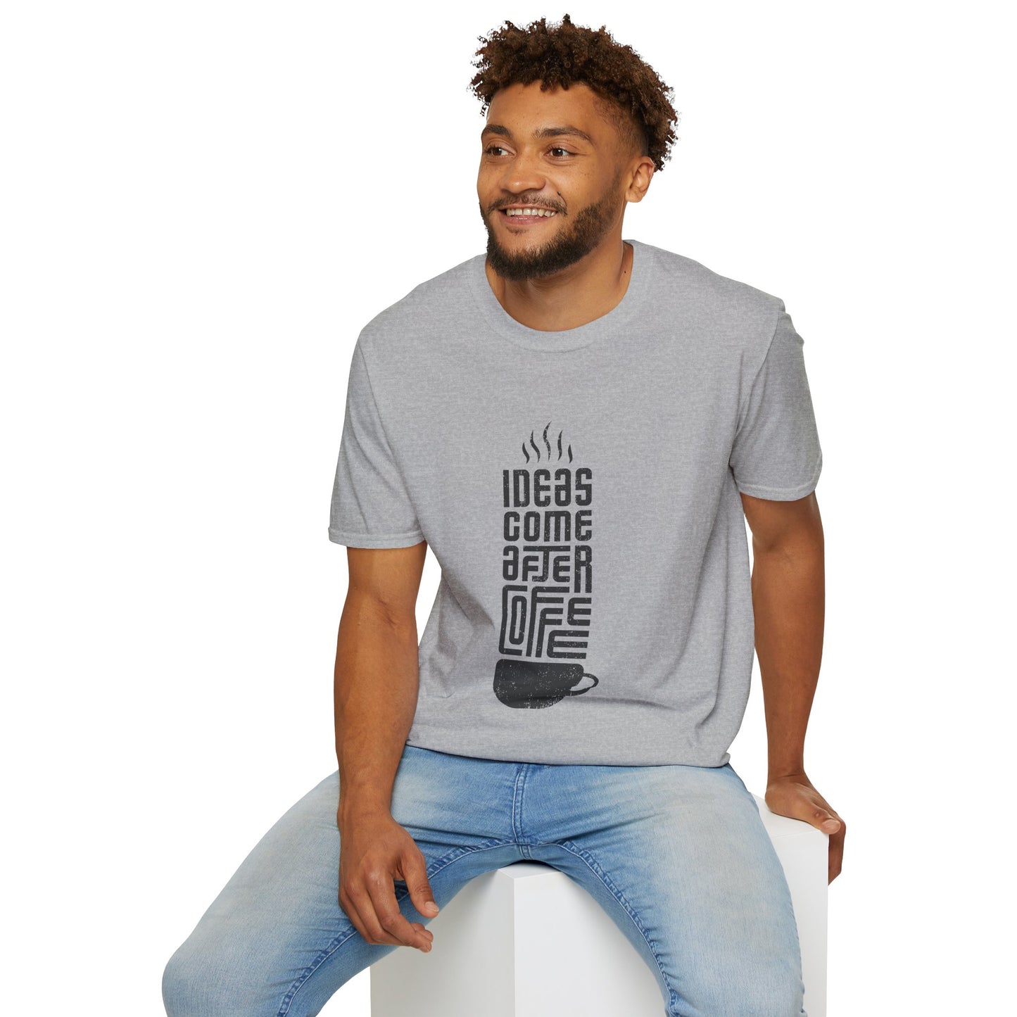 Ink Pulse Print - Coffee Inspiration T-Shirt, Funny Coffee Lover Shirt. (Produced in Australia)