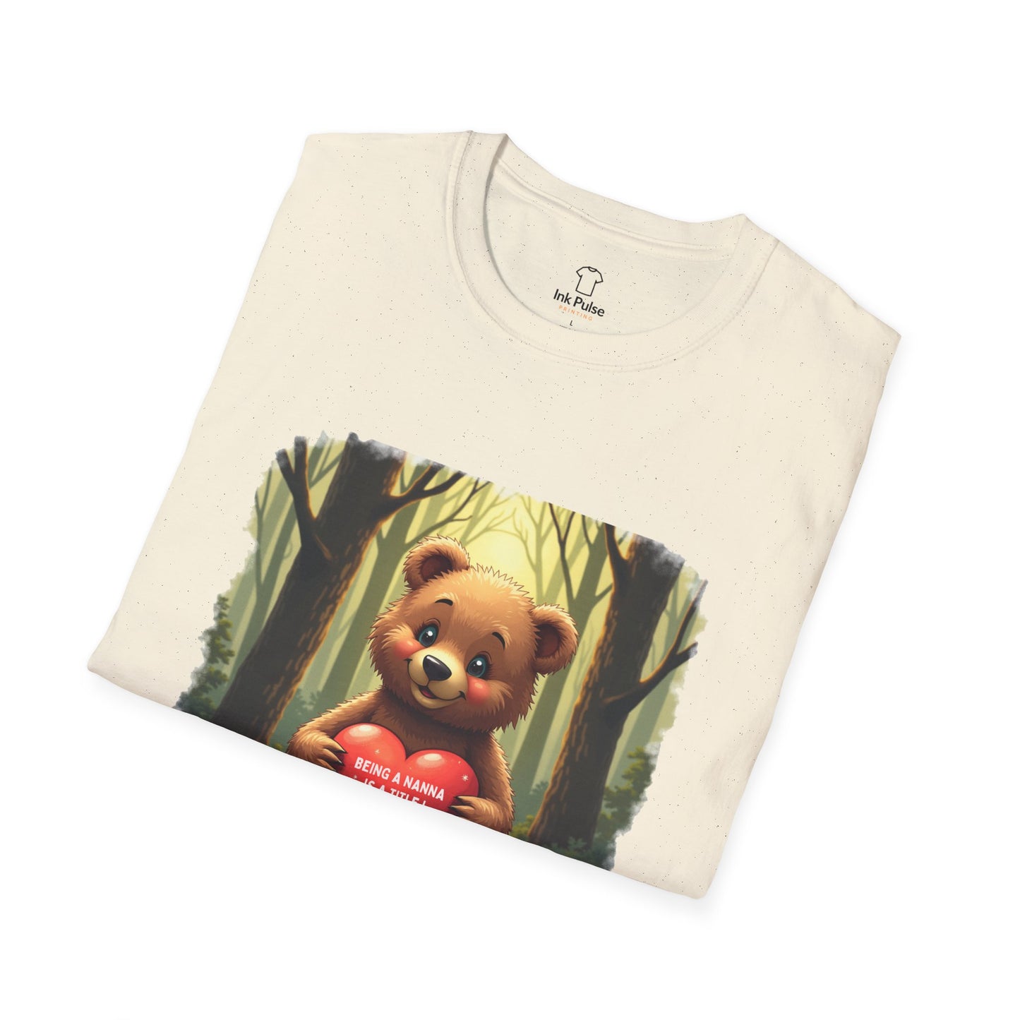 Ink Pulse Print - Cute Nanna Bear Shirt. (Produced in Australia)