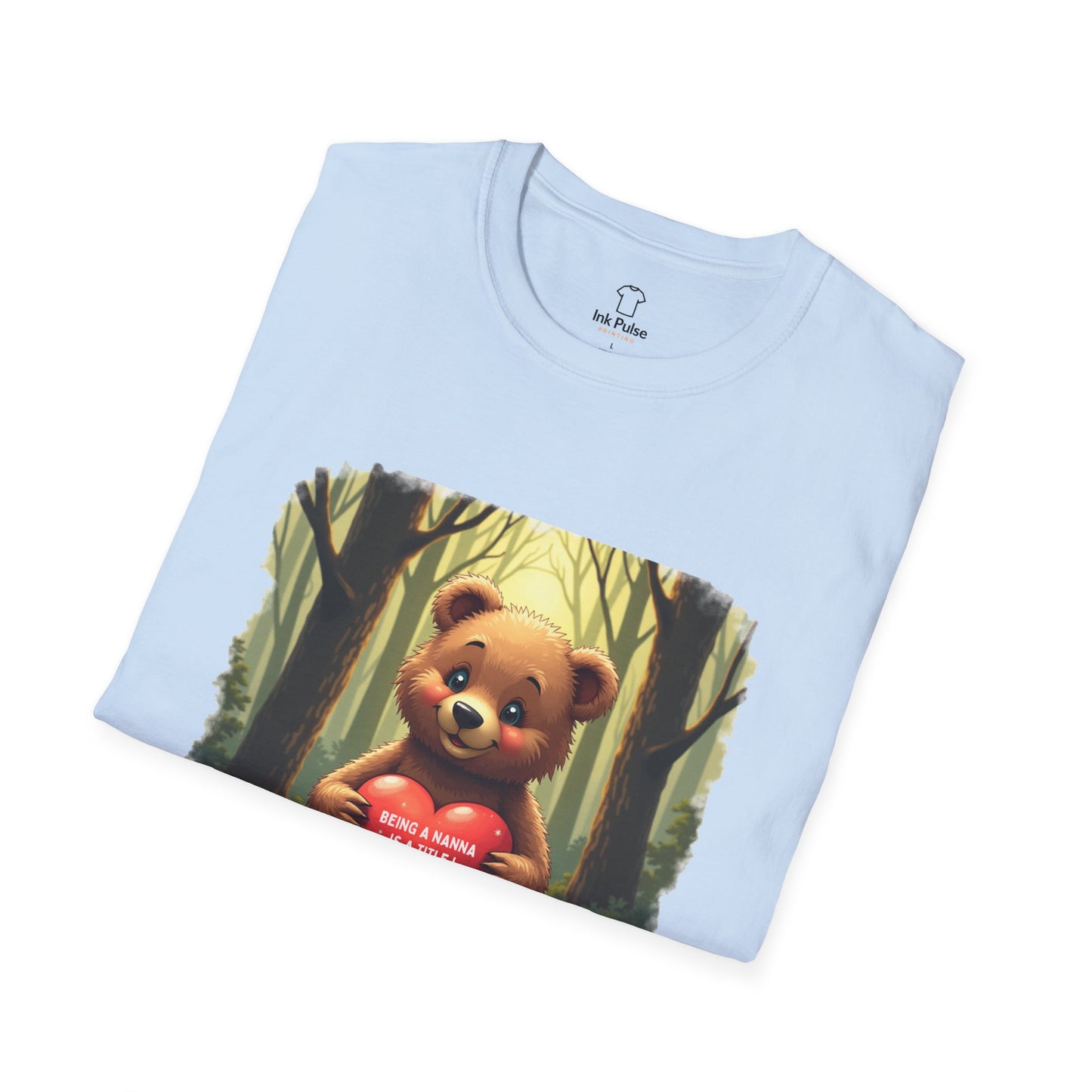 Ink Pulse Print - Cute Nanna Bear Shirt. (Produced in Australia)