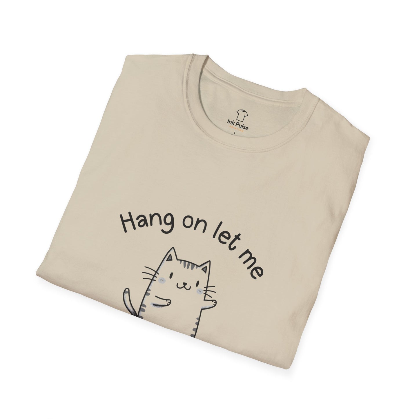 Ink Pulse Print - Overthink This Unisex Softstyle T-Shirt, Funny Graphic Tee.