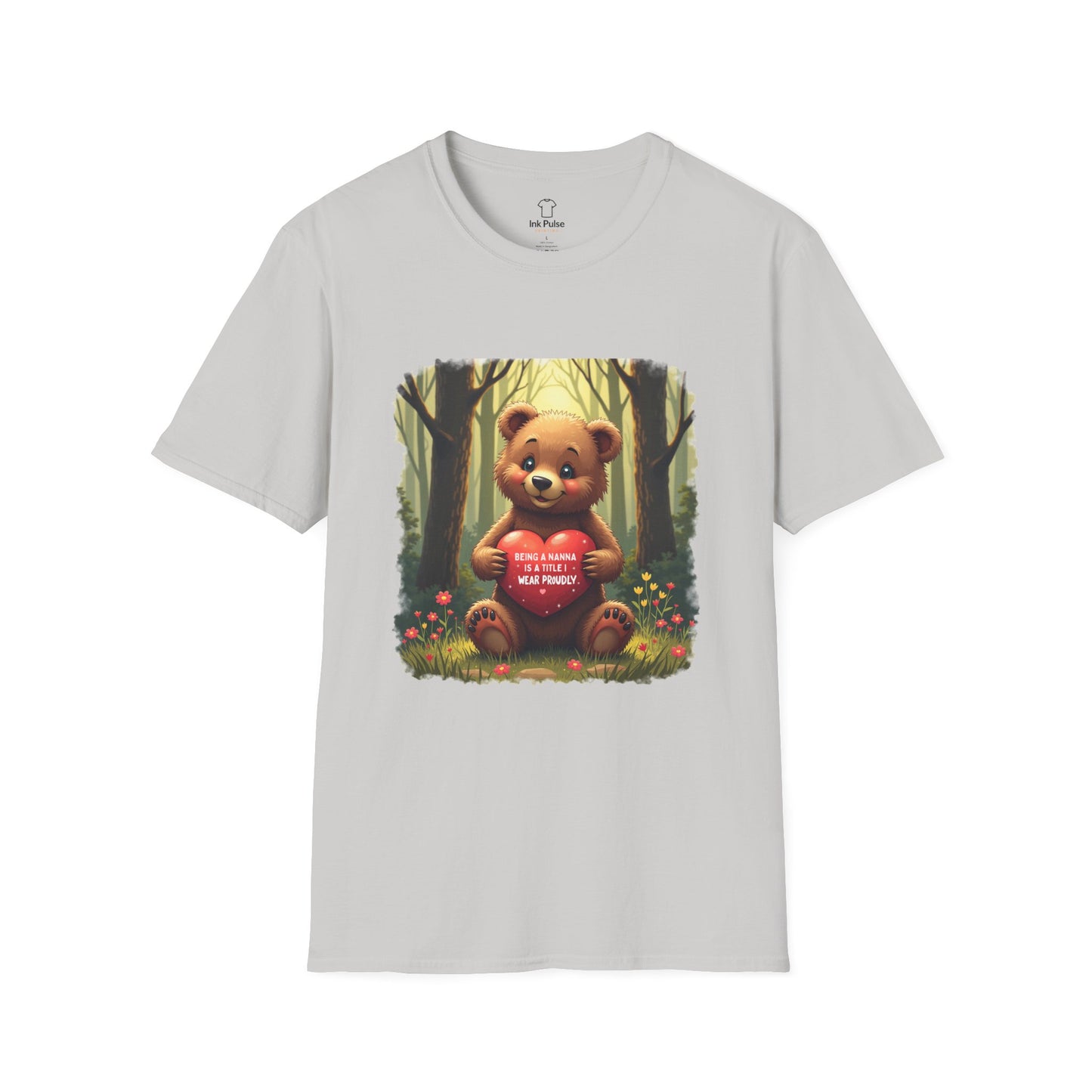 Ink Pulse Print - Cute Nanna Bear Shirt. (Produced in Australia)