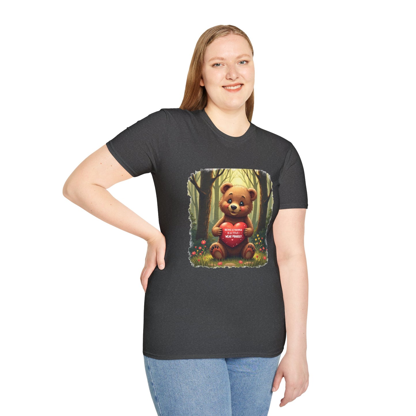 Ink Pulse Print - Cute Nanna Bear Shirt. (Produced in Australia)