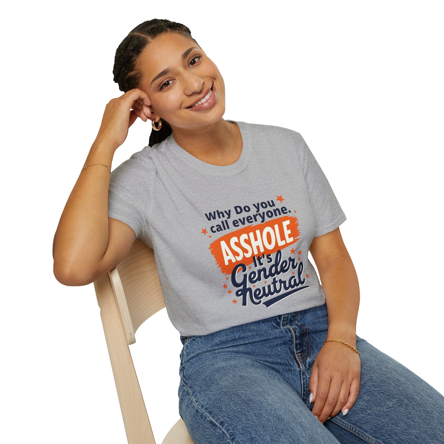 Ink Pulse Print - Gender Neutral Humor Tee. (Produced in Australia)
