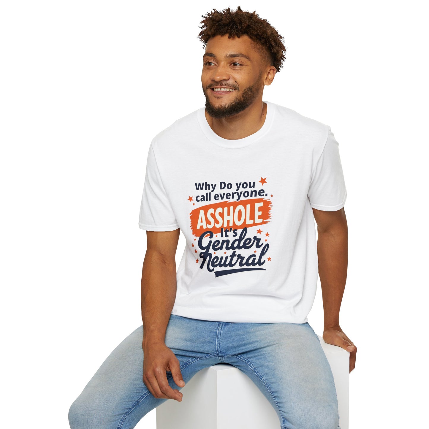 Ink Pulse Print - Gender Neutral Humor Tee. (Produced in Australia)