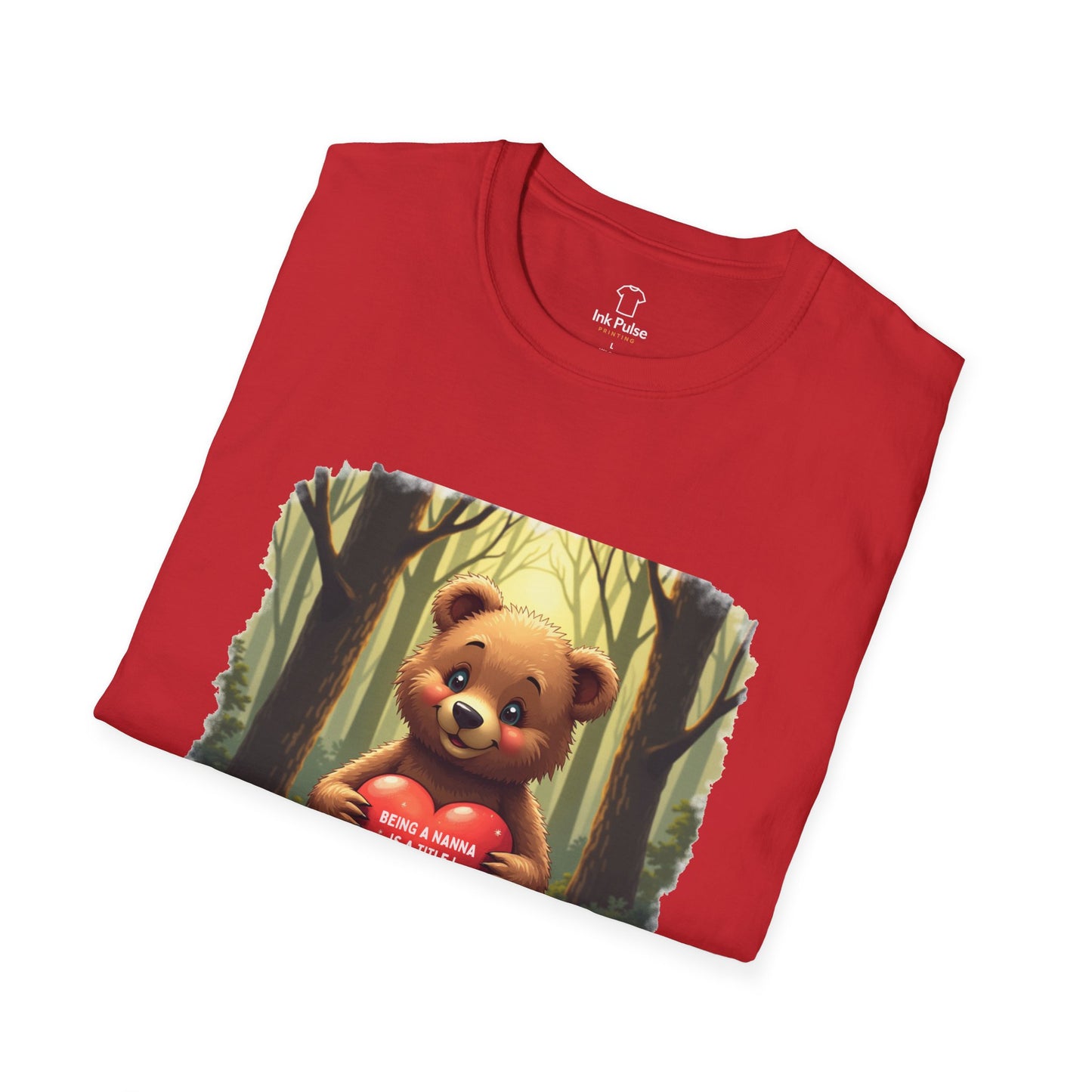 Ink Pulse Print - Cute Nanna Bear Shirt. (Produced in Australia)
