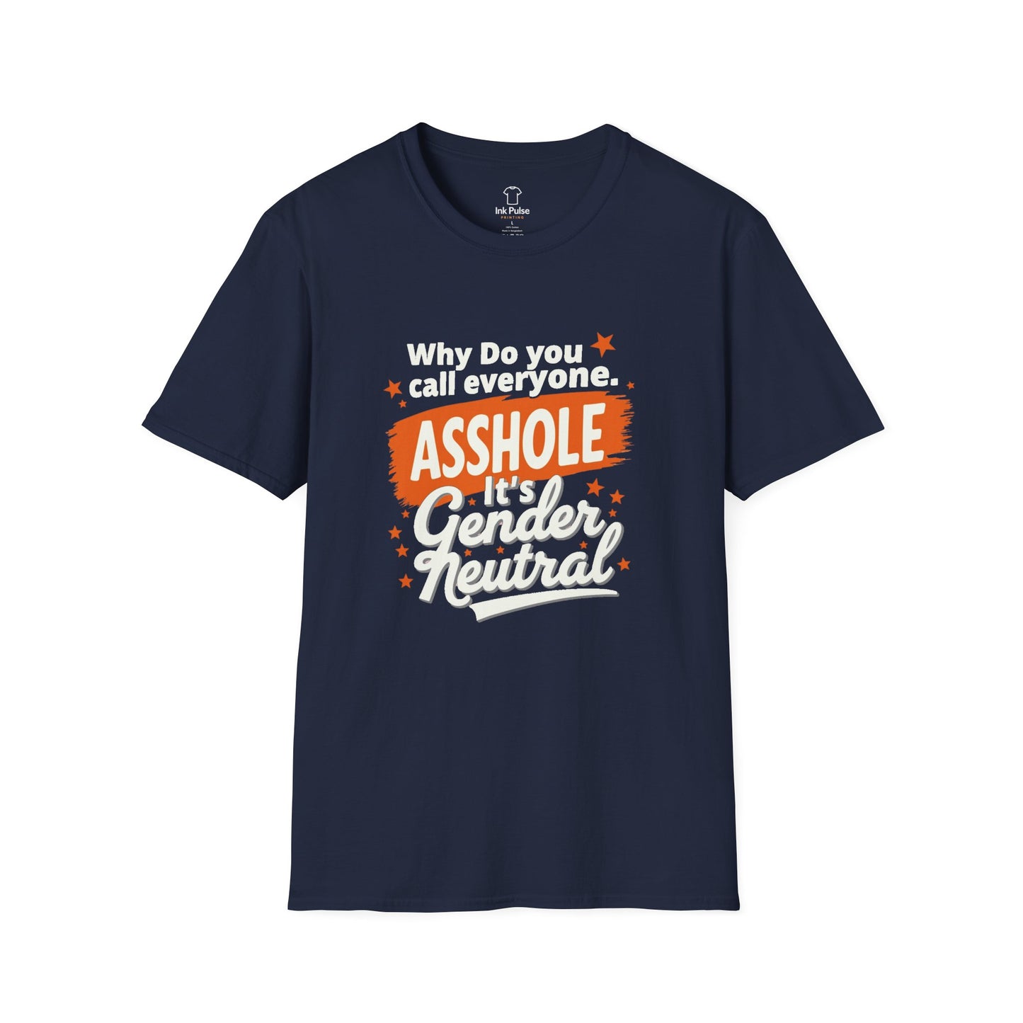 Ink Pulse Print - Gender Neutral Humor Tee. (Produced in Australia)