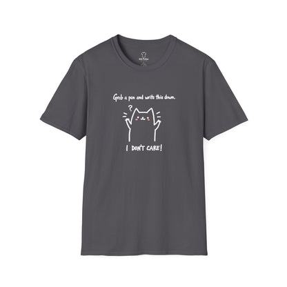 Ink Pulse Print - Funny Cat Quote T-Shirt, Cute Animal Tee. (Produced in Australia)