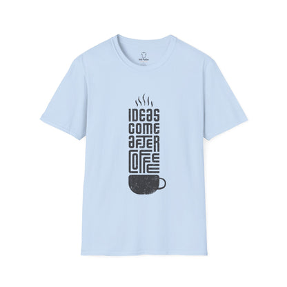 Ink Pulse Print - Coffee Inspiration T-Shirt, Funny Coffee Lover Shirt. (Produced in Australia)