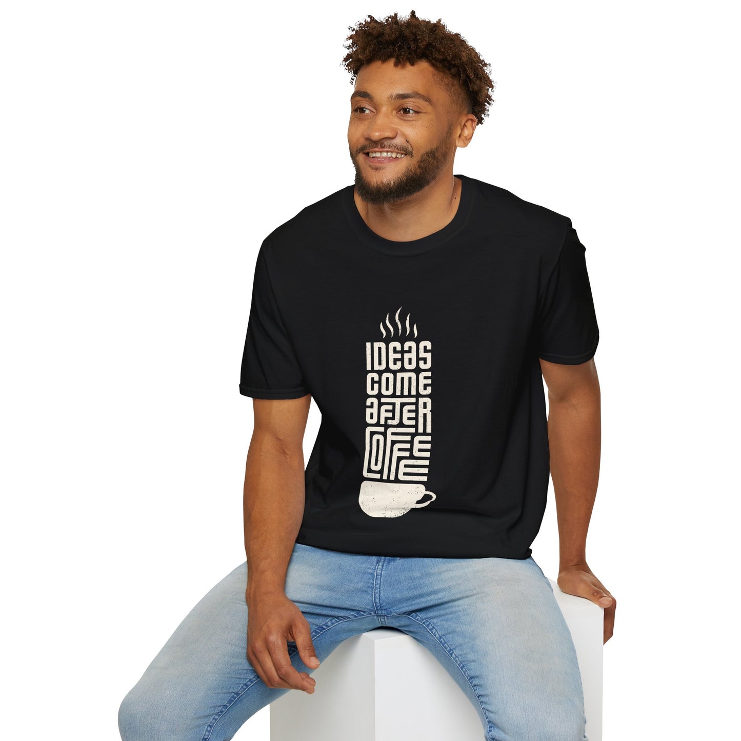 Ink Pulse Print - Coffee Inspiration T-Shirt, Funny Coffee Lover Shirt. (Produced in Australia)