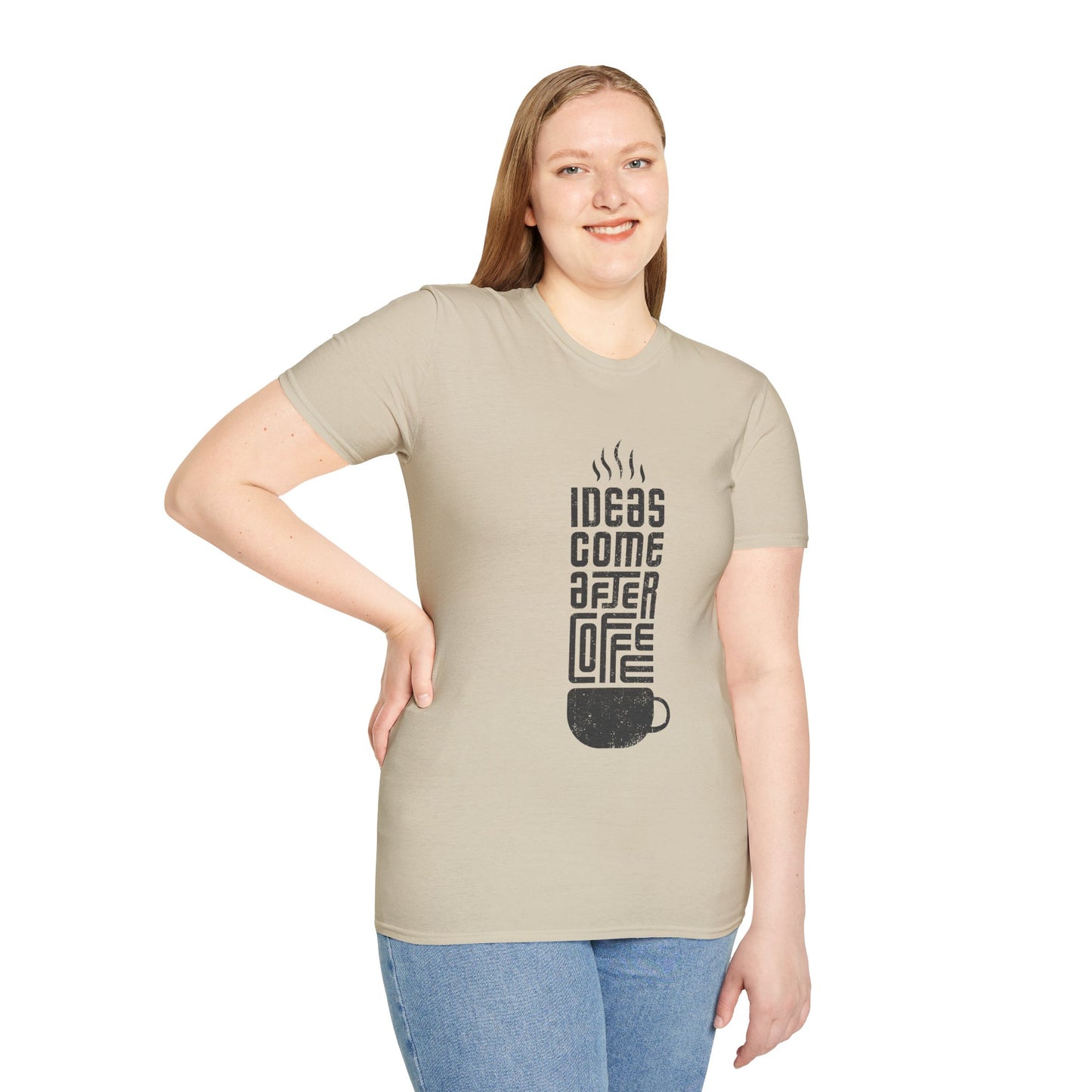 Ink Pulse Print - Coffee Inspiration T-Shirt, Funny Coffee Lover Shirt. (Produced in Australia)