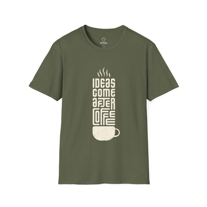 Ink Pulse Print - Coffee Inspiration T-Shirt, Funny Coffee Lover Shirt. (Produced in Australia)