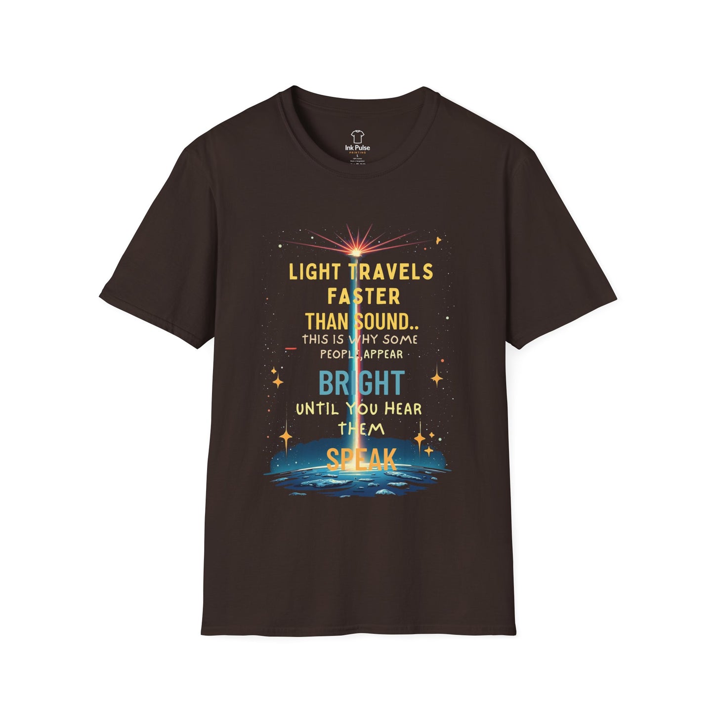 Ink Pulse Print - Cosmic Vibes T-Shirt. (Produced in Australia)